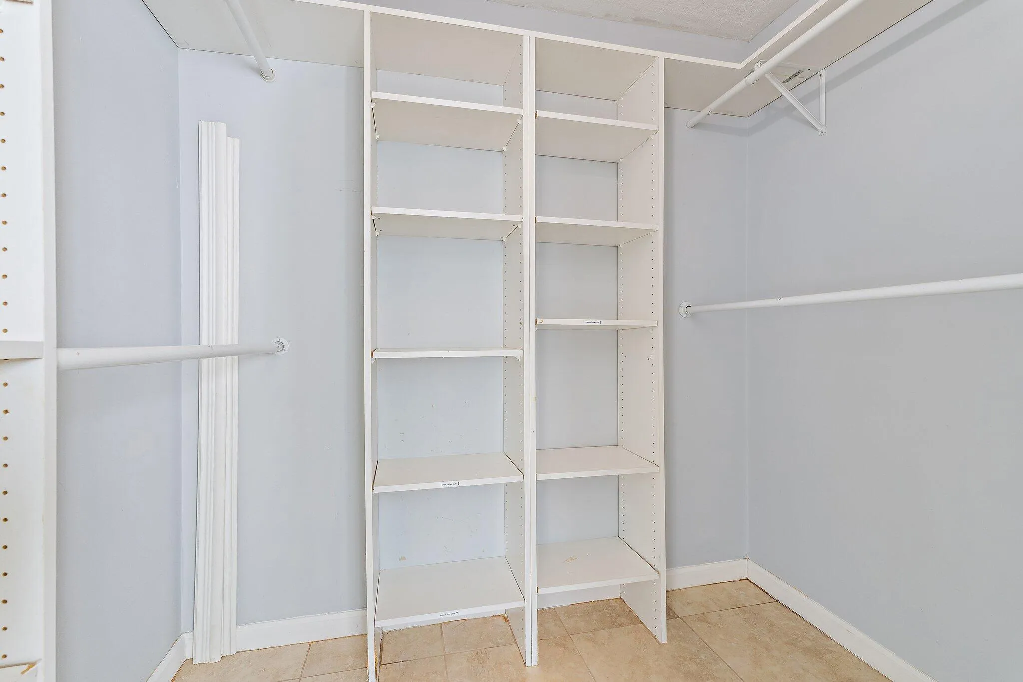 Walk in closet in second bedroom