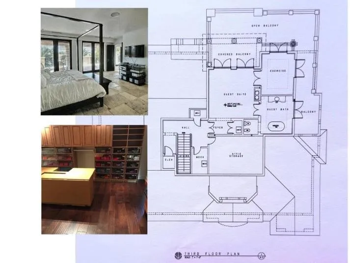 Room is presently a craft workshop but was designed as a junior primary suite