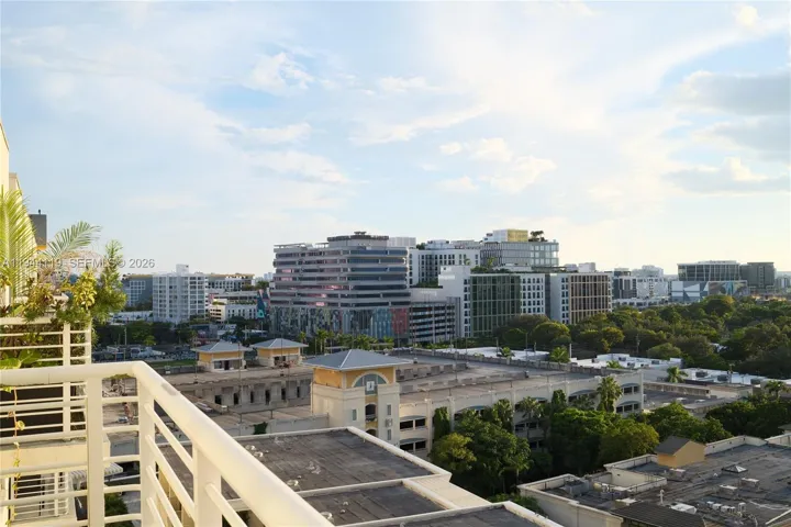 A view from the balcony