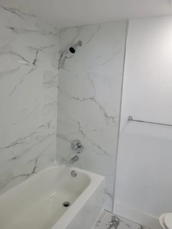 Master bath tub and shower