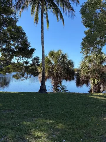 View of lake from condo