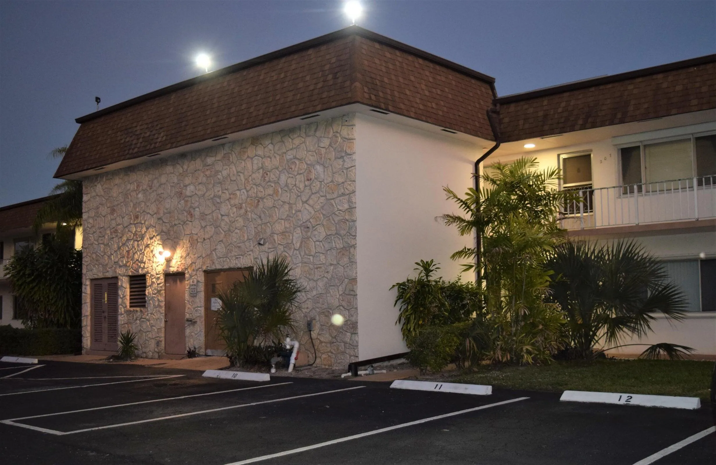 front view building