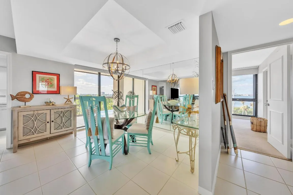 Dining Room with Natural light and views