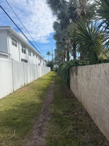 path to private beach entrance