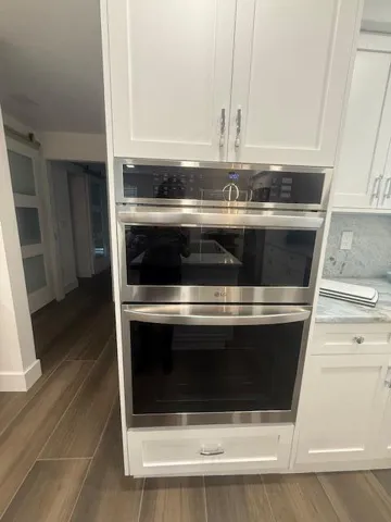 built in microwave and oven