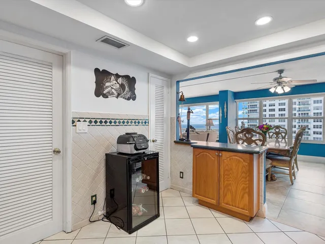 Wine Cooler in Kitchen