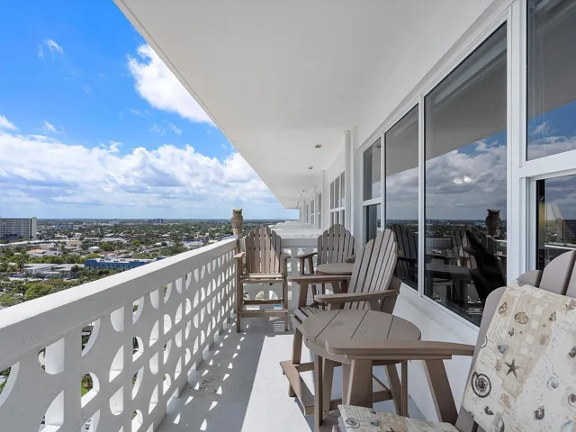 Balcony off Living Rm