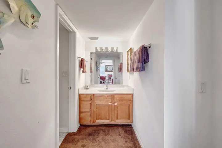 VANITY AREA OF MASTER SUITE