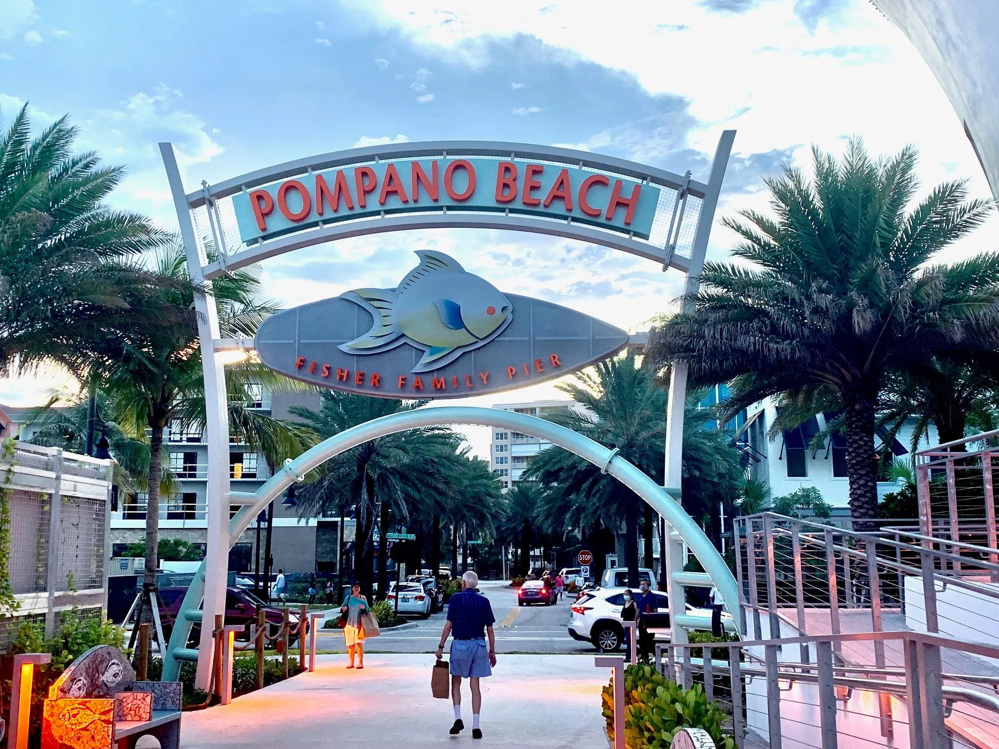 Pompano Beach Pier is a great place for food, entertainment and sightseeing.