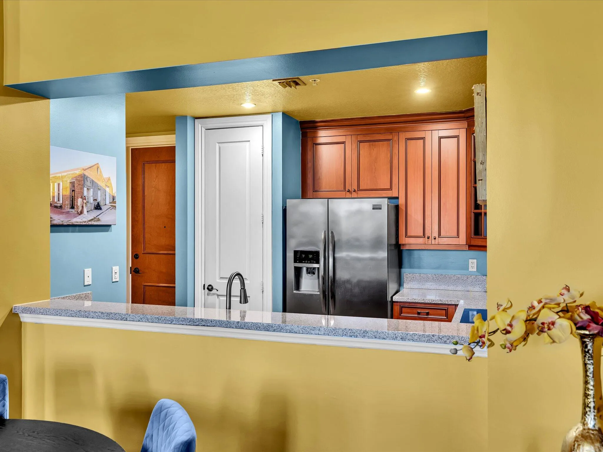 Kitchen through Dining Room Pass-Through