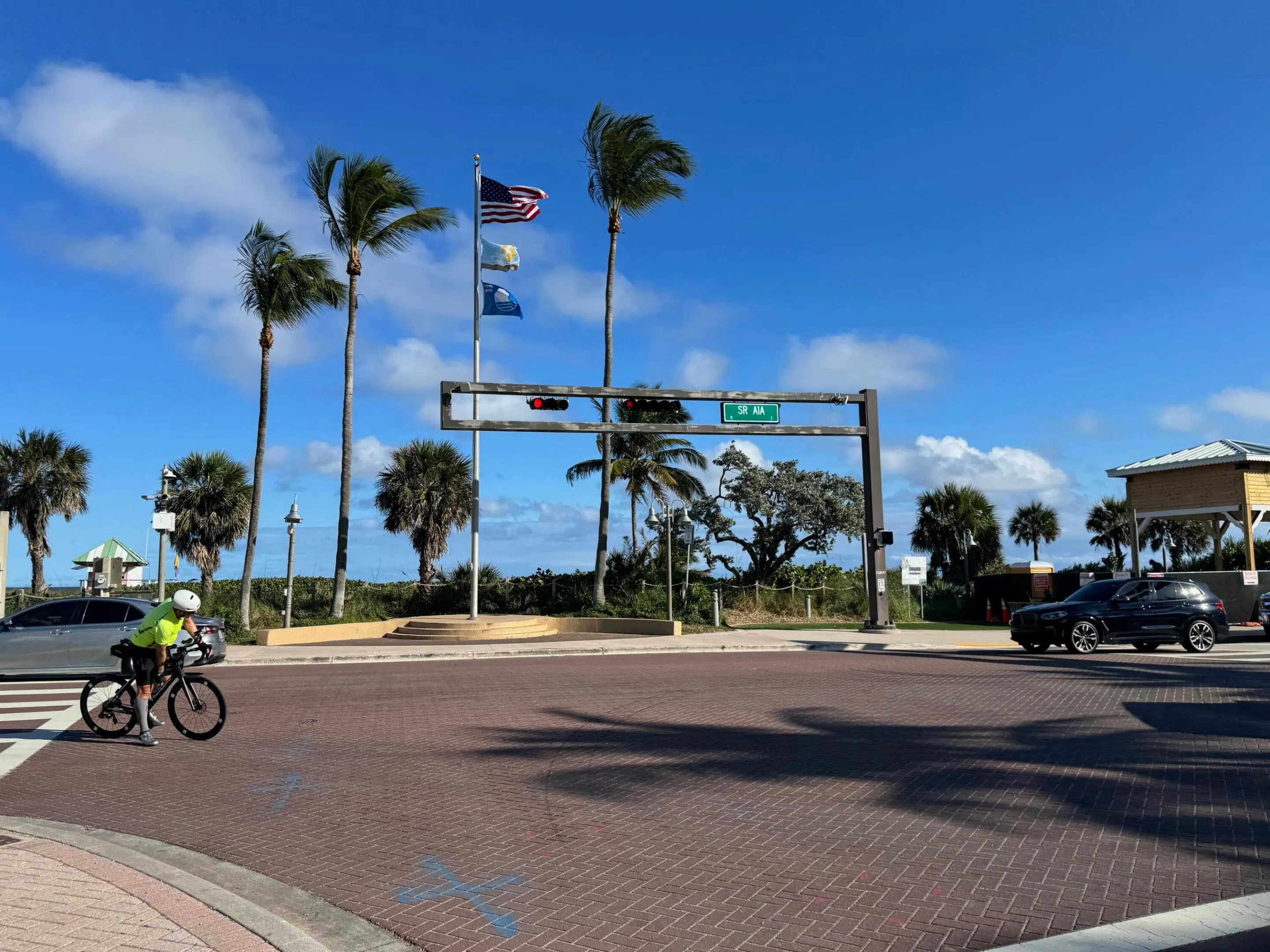 Corner of A1A at Atlantic Ave