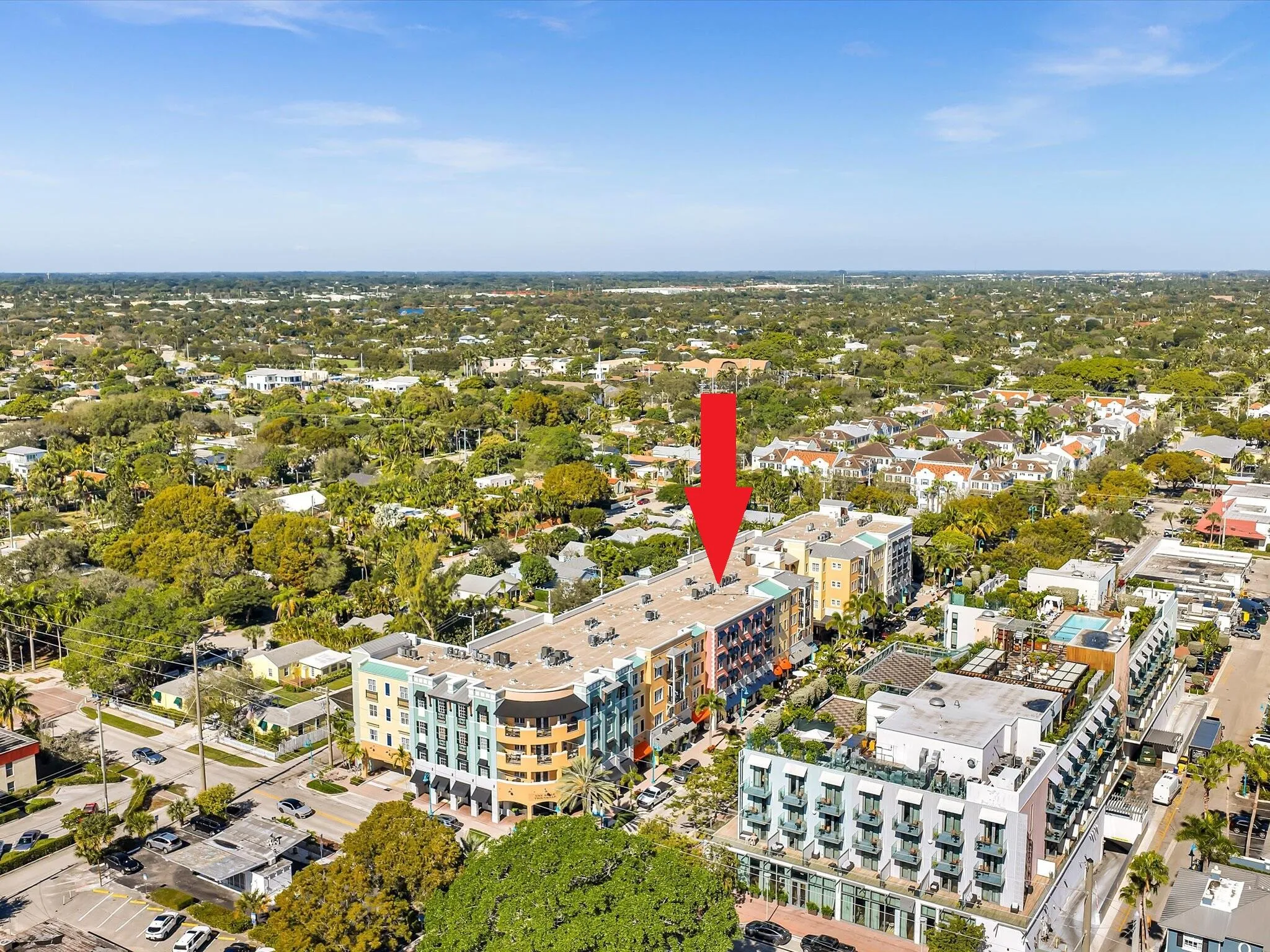 City Walk Aerial facing N.W.