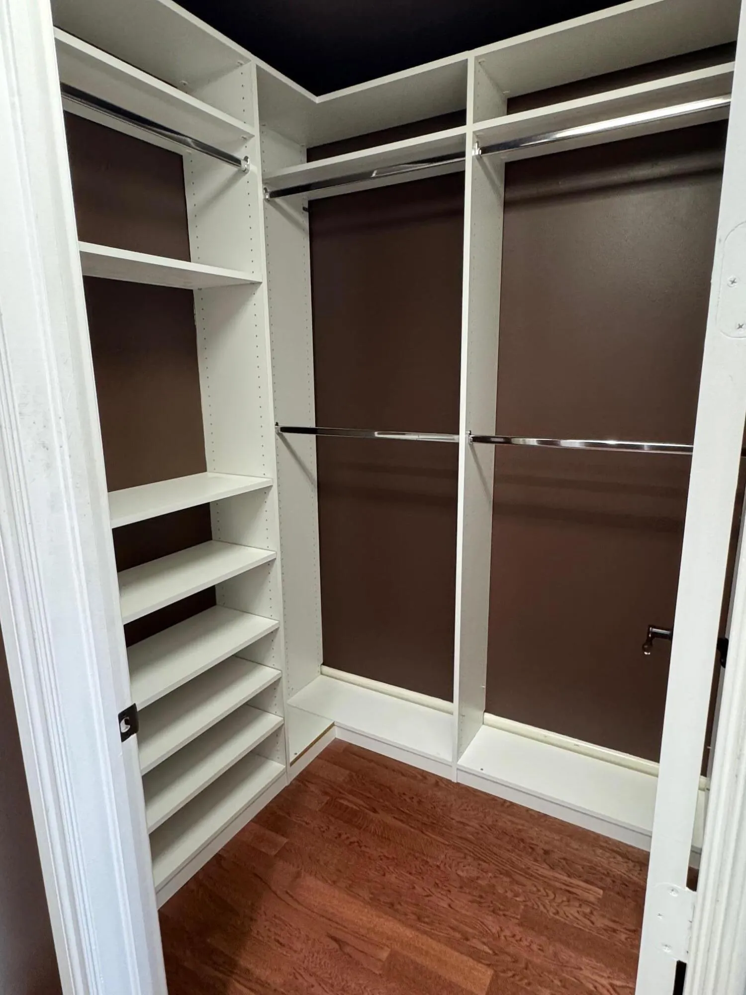 His Walk-In Closet
