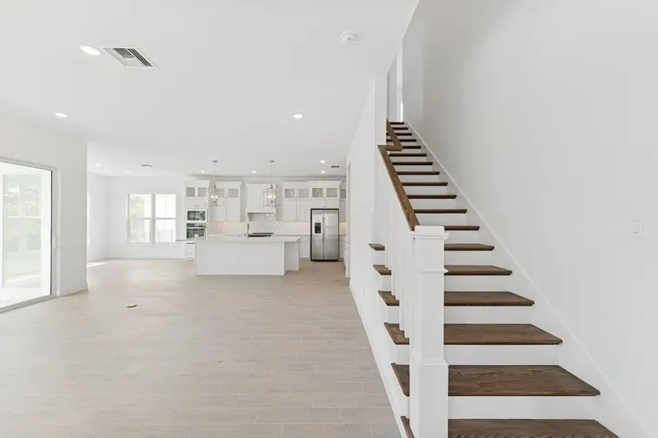Kitchen, Great Room & Dining Area