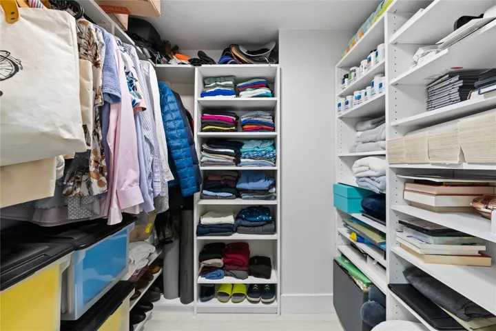 Primary walk in closet