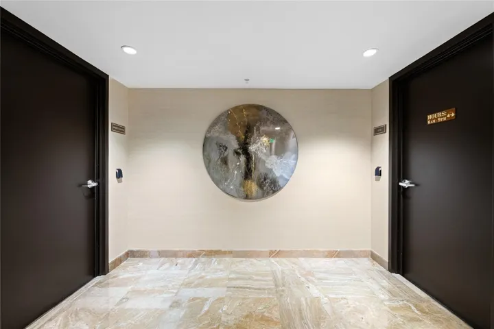 Entrance to gym and games room