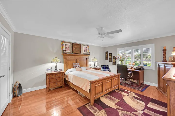 Oversized primary suite, plenty of room for home office or sitting area....