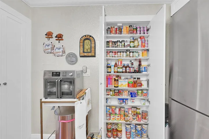 Custom pantry space....