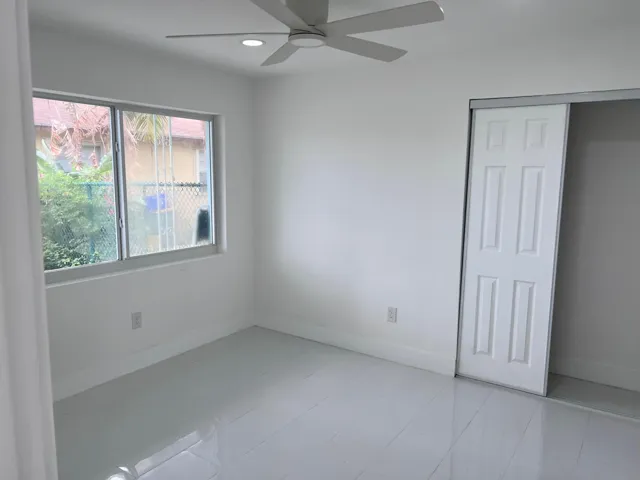 MASTER with Overhead Fan, double closet, double windows!