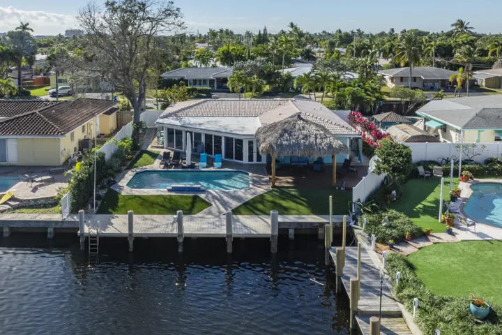 Your outside oasis with brand new dock (shown here). Navigable canals for boating to the ocean. New bridge reno at 6th/11th, increasing the height for boaters.
