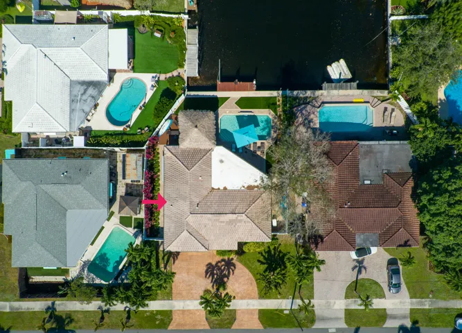 Arial view.