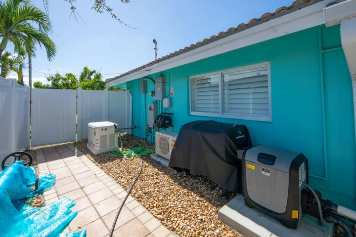 This home has a water filtration system for the entire house. Plus a saltwater system for the pool.