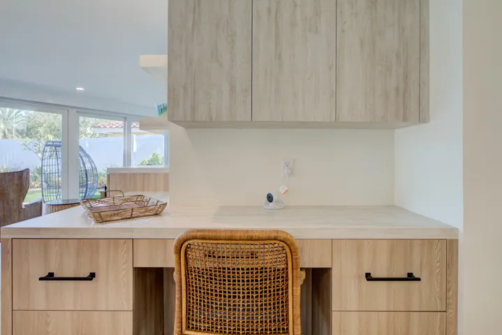 New built in cabinetry.