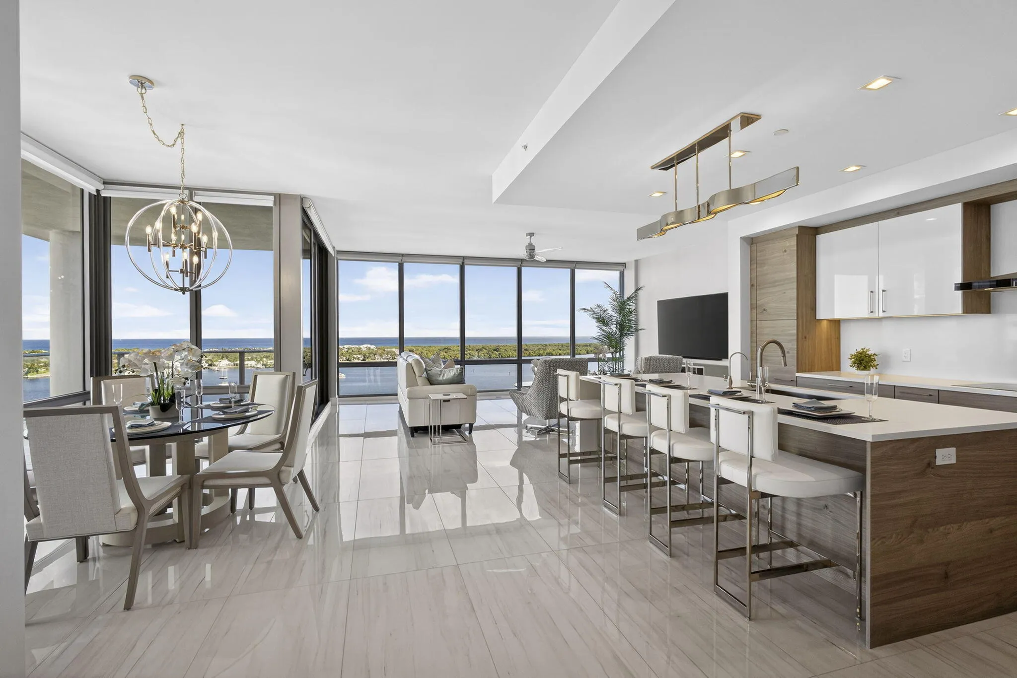LIVING KITCHEN DINING