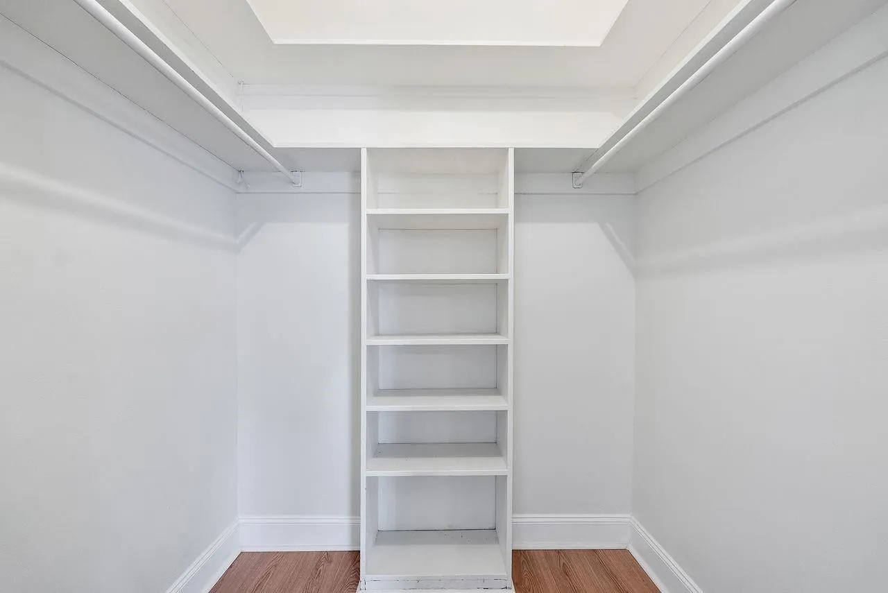 Large walkin closets