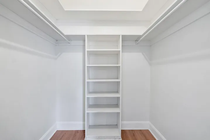 Large walkin closets