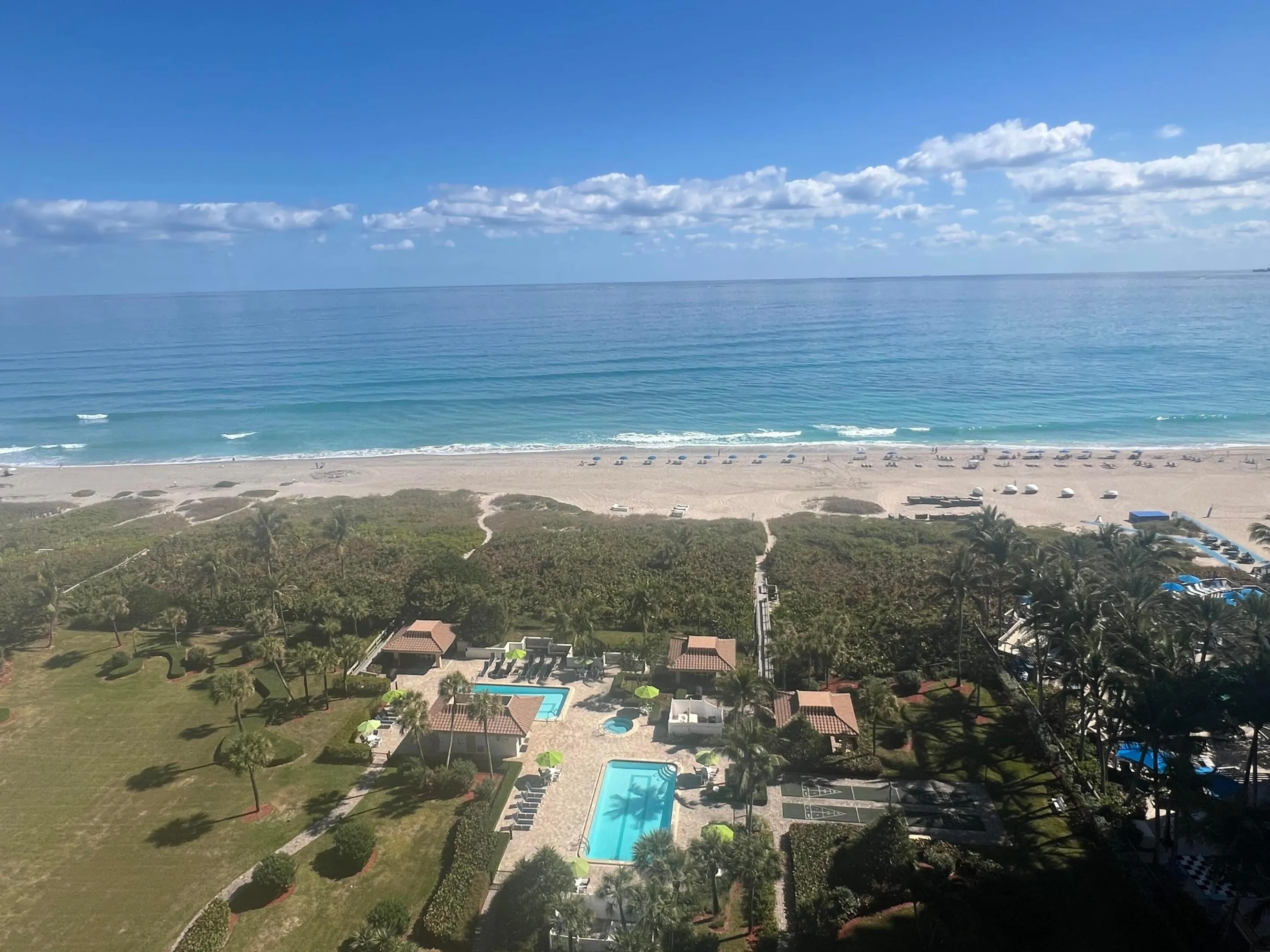 Oceantree Condo Pool Area & Ocean