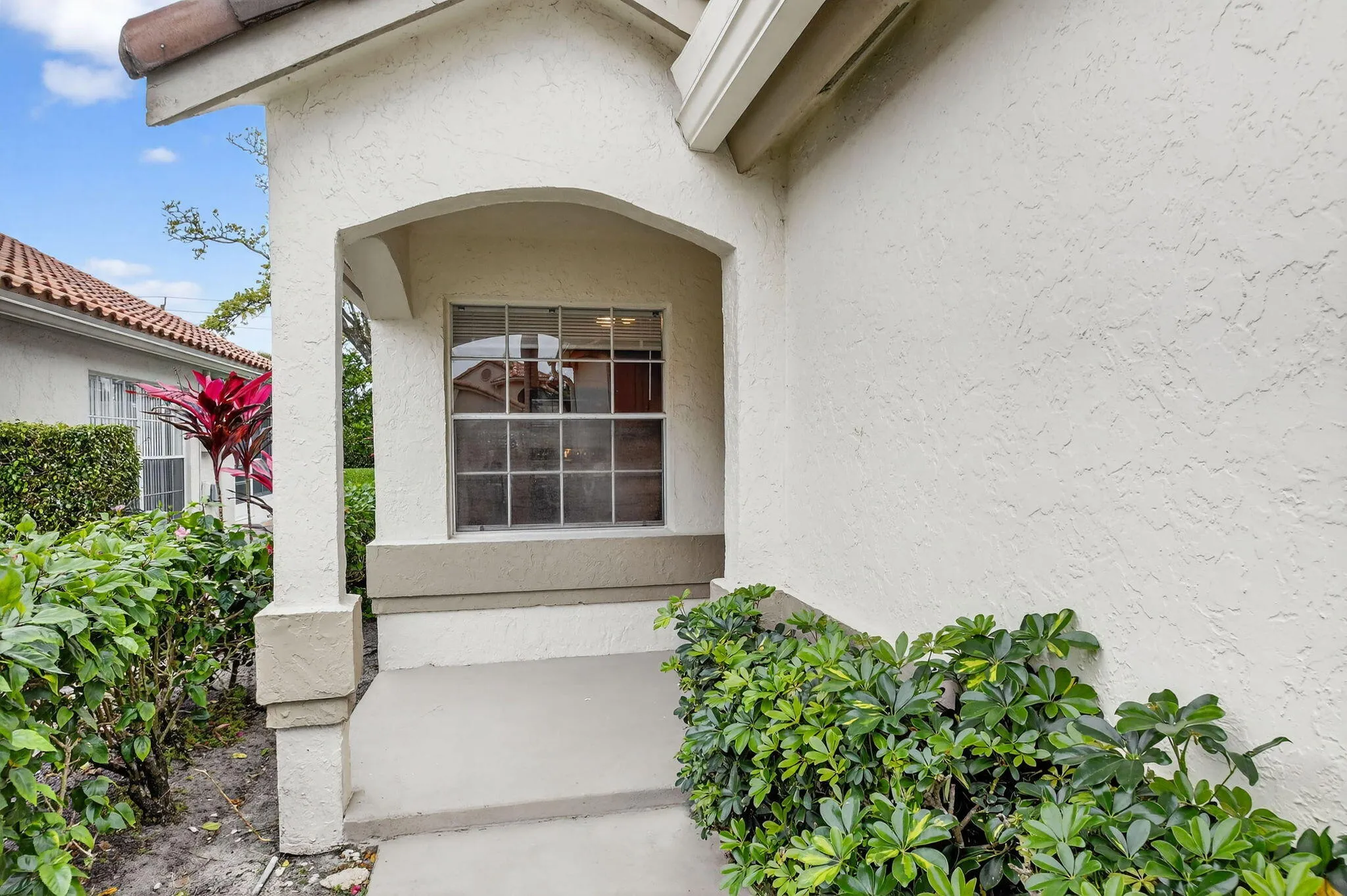Walk up to front door