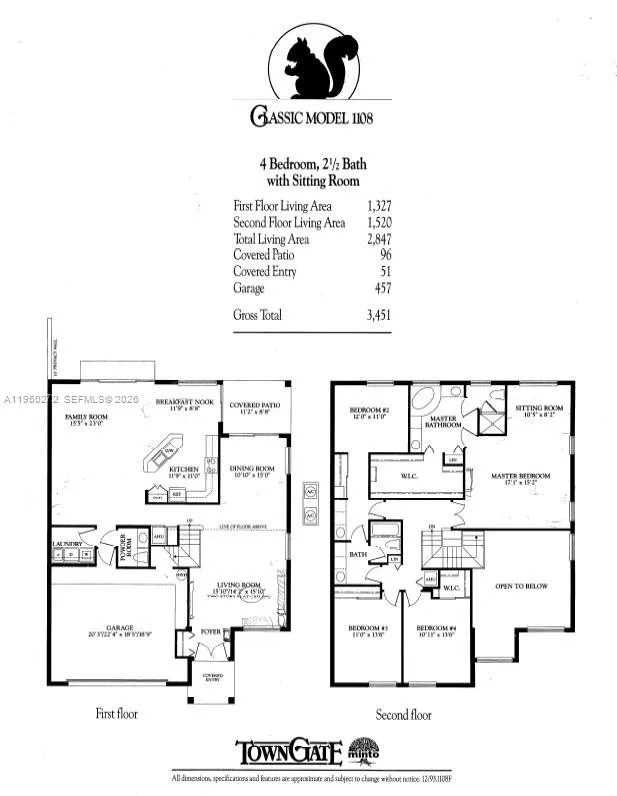 The home has this plan but inverted.