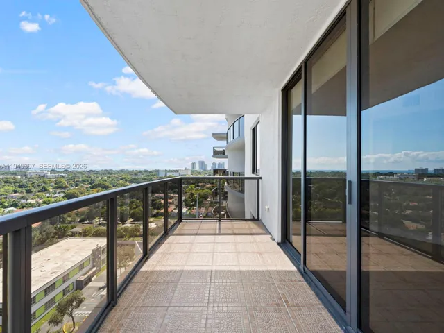Balcony off of living/dining room