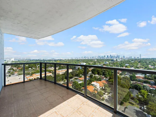 Balcony off of living/dining room