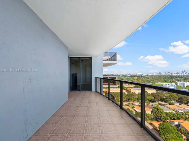 Covered terrace off of 2nd bedroom