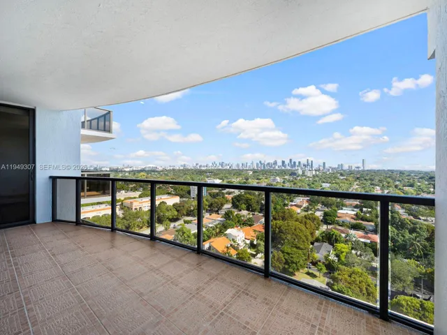 Covered terrace off of 2nd bedroom
