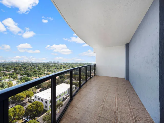 Covered terrace off of 2nd bedroom