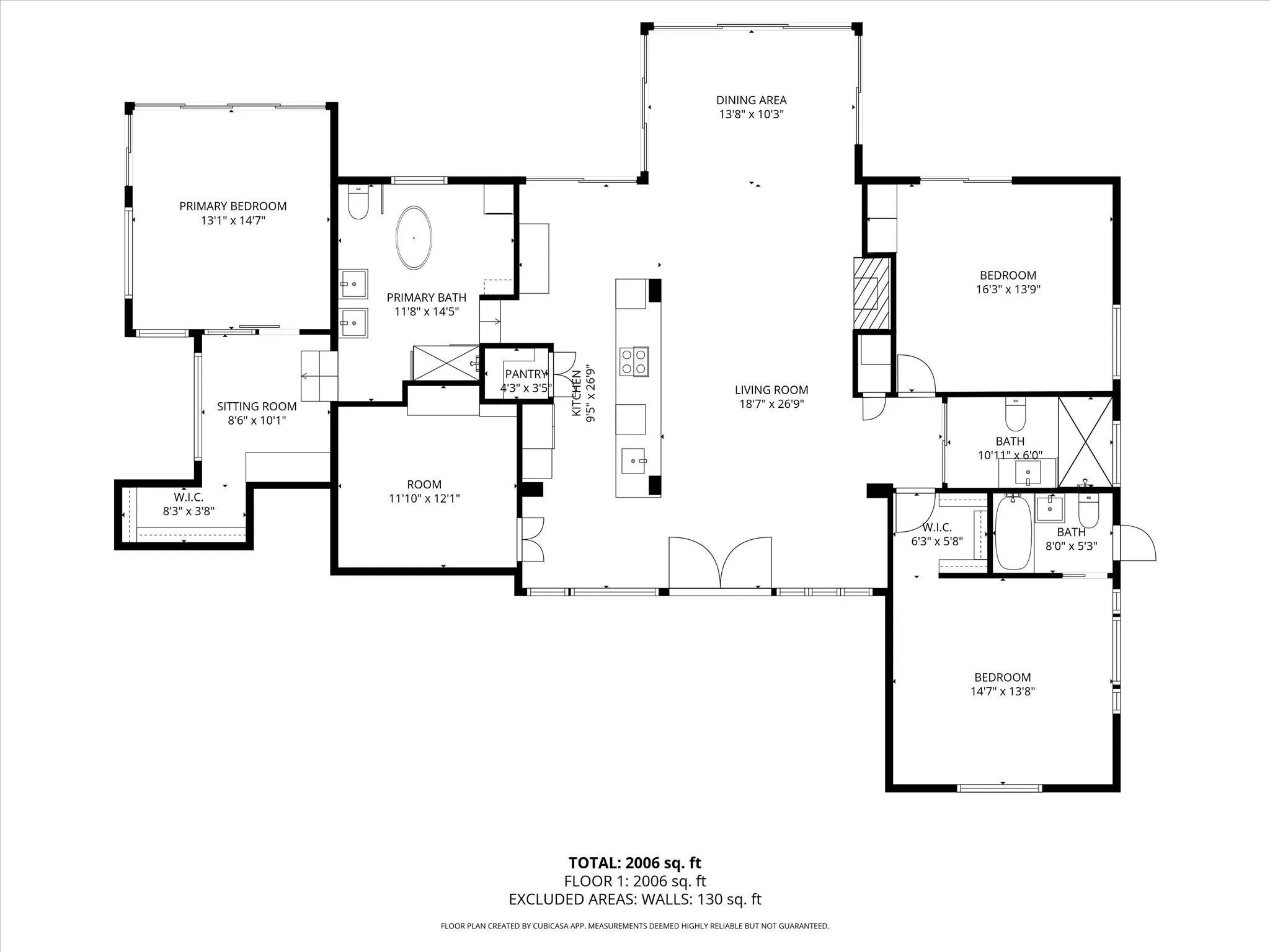 Floorplan - living area only