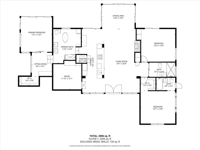 Floorplan - living area only