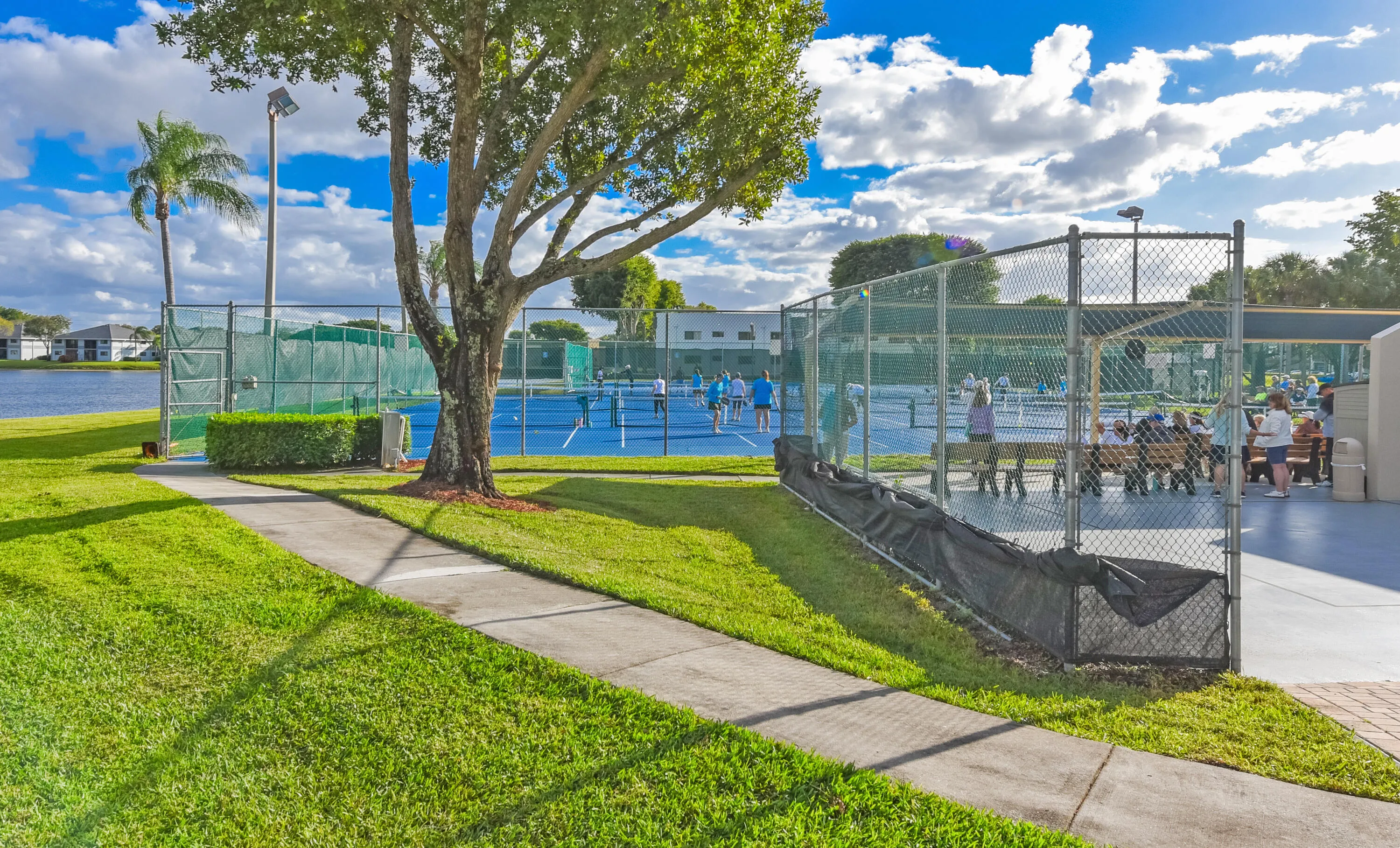 tennis courts