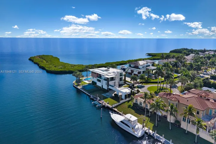 Open bay but protected, a rare corner lot