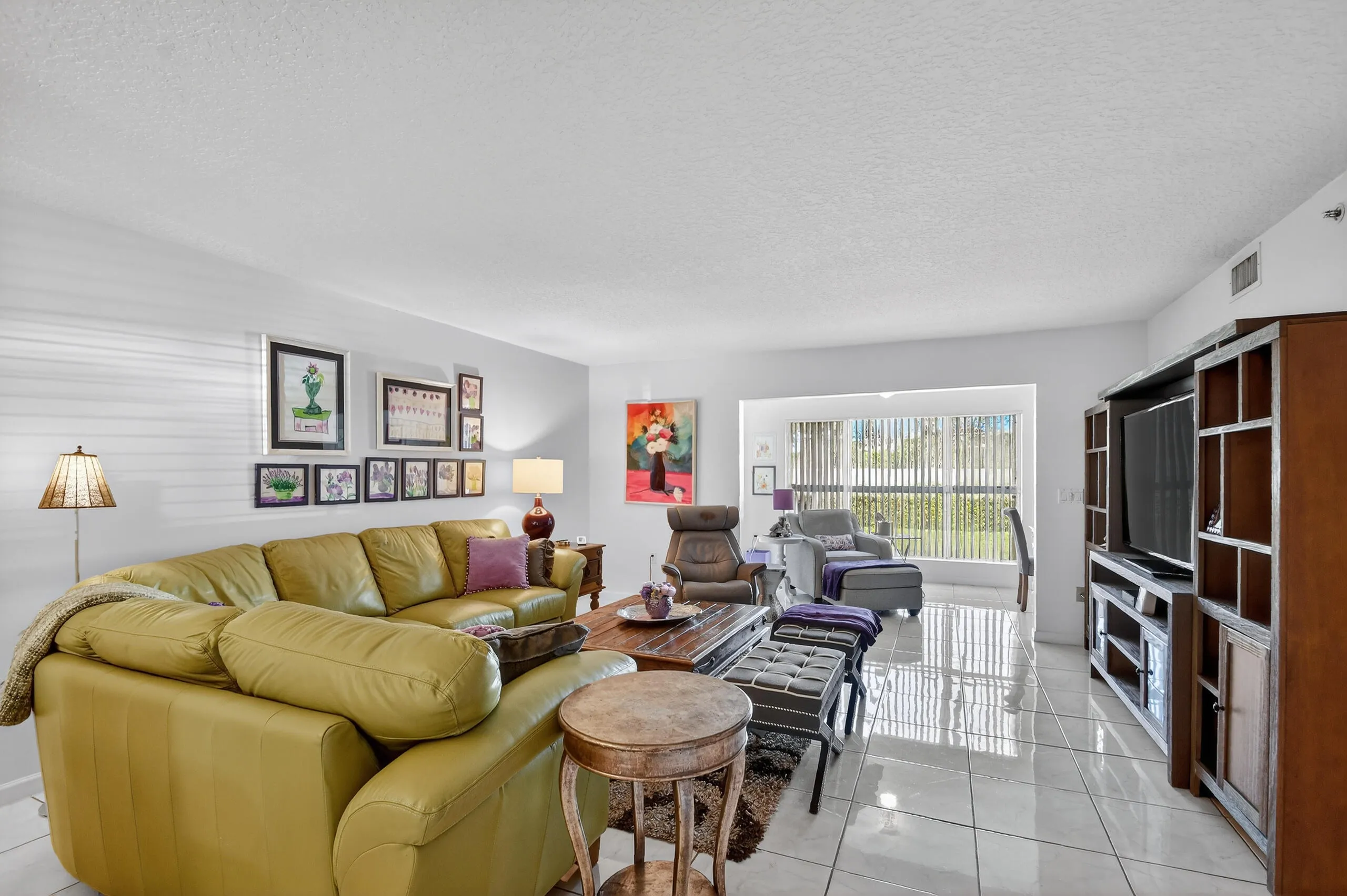 Extended Living Room with storage closet