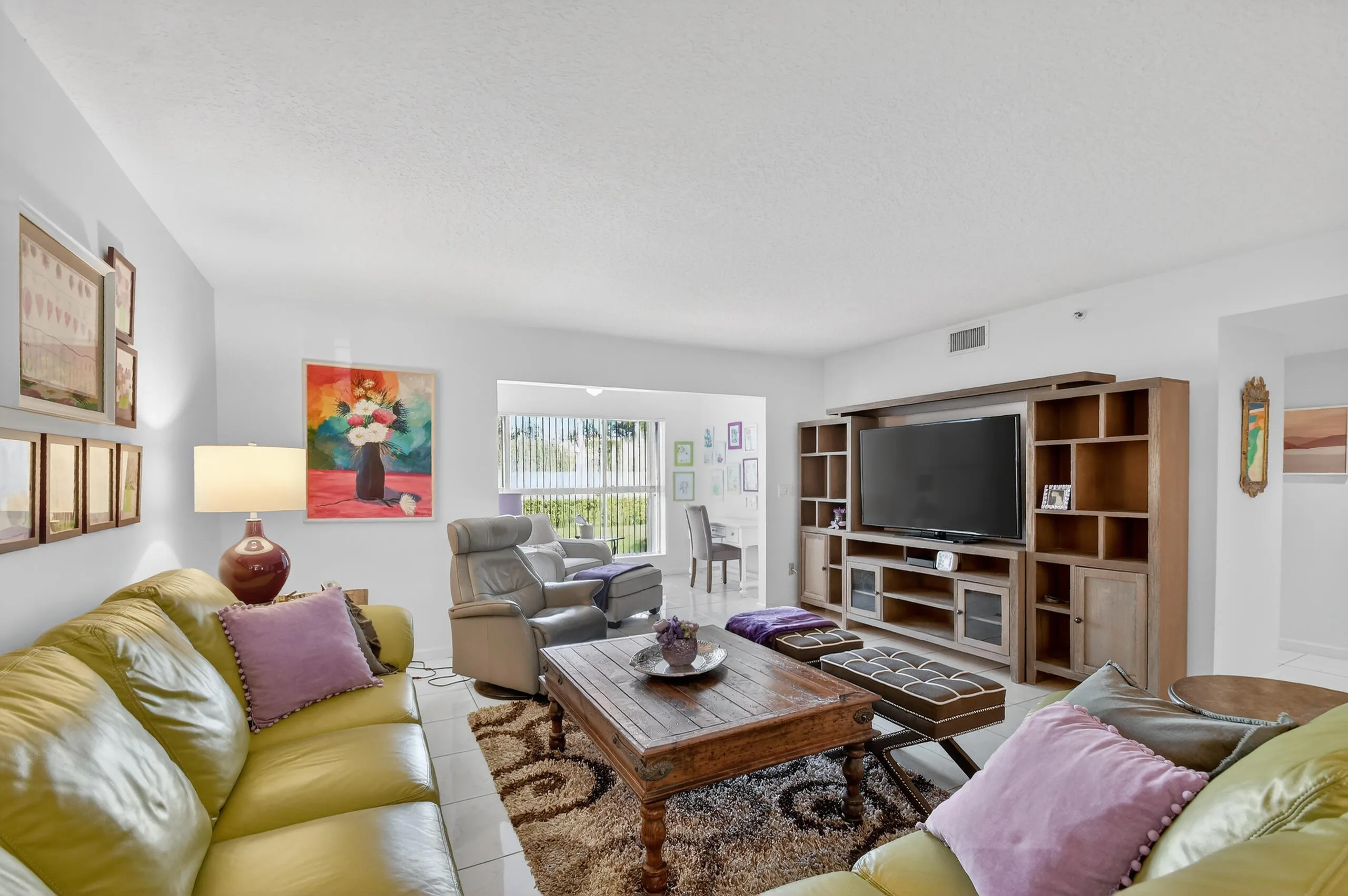 Extended Living Room with storage closet