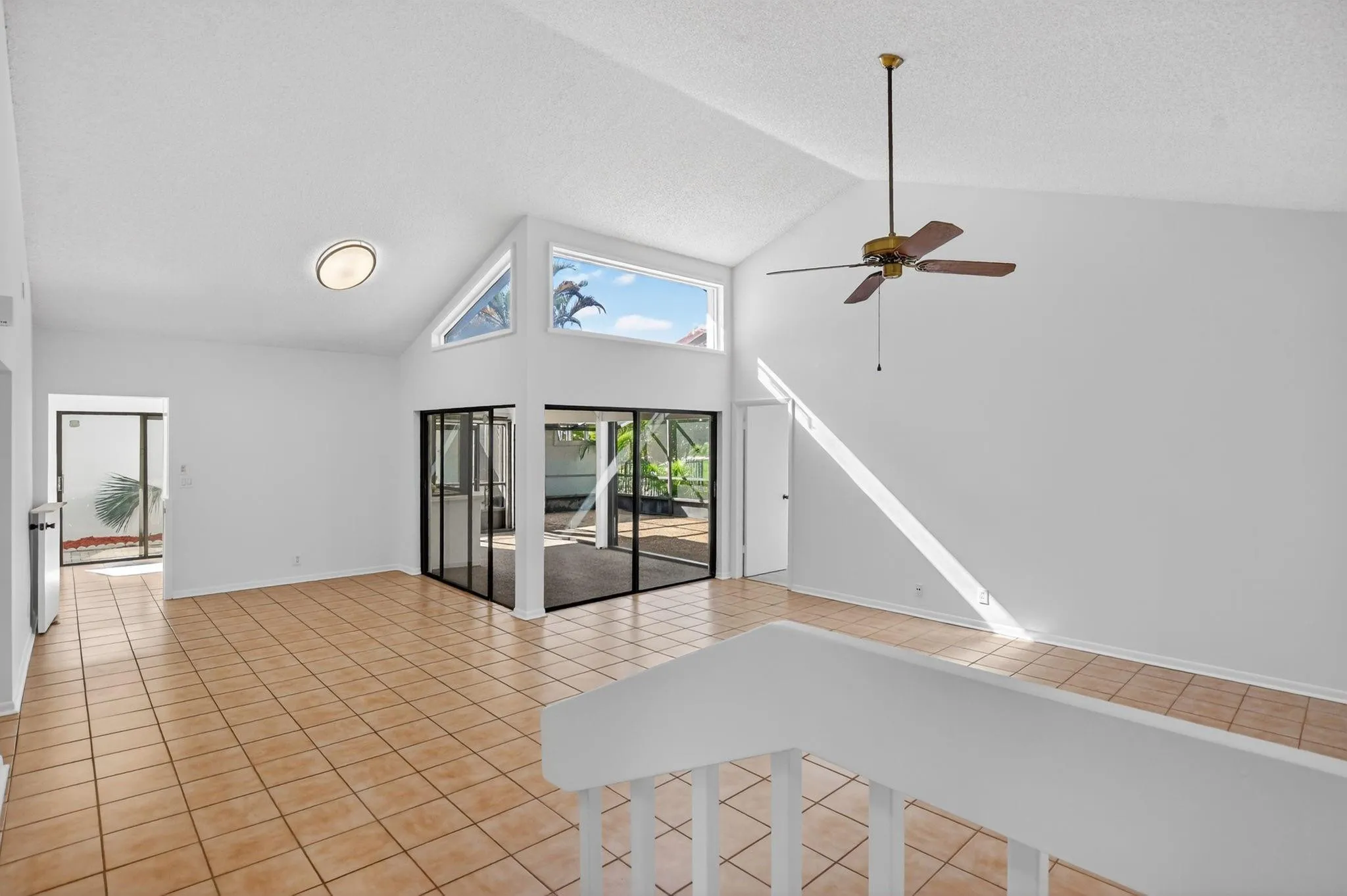 Entry view to patio.