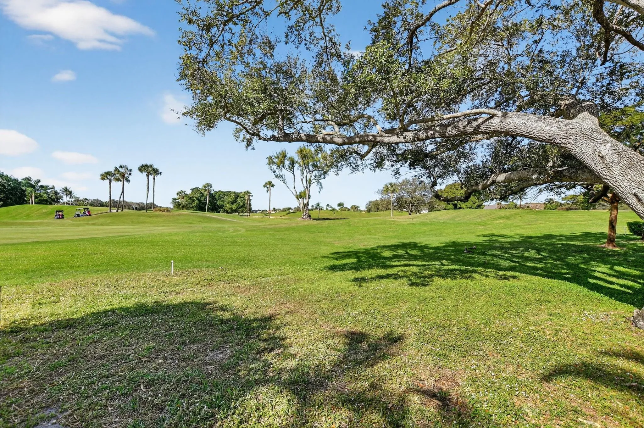 Unobstructed golf views.