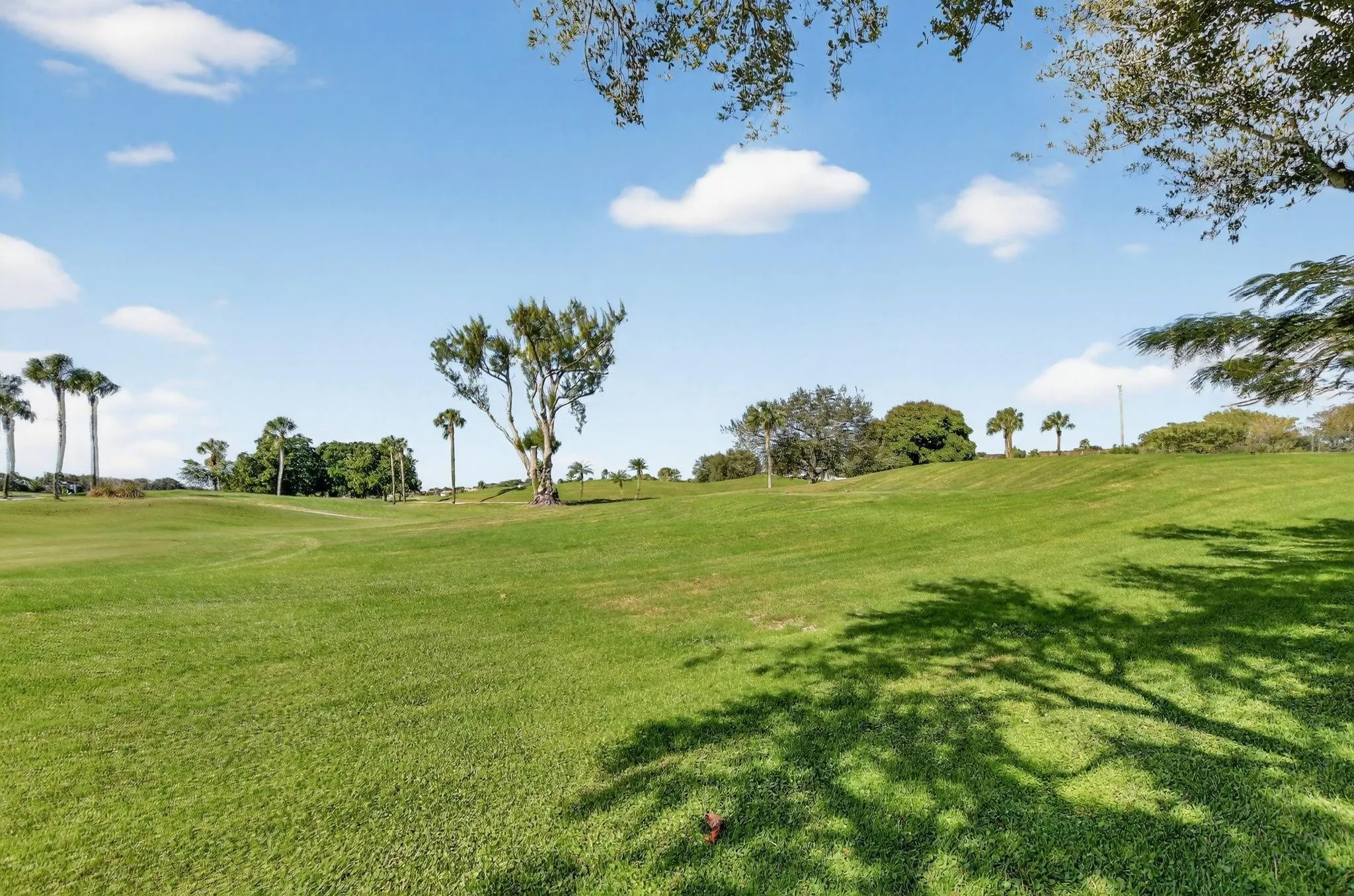 Golf course view.