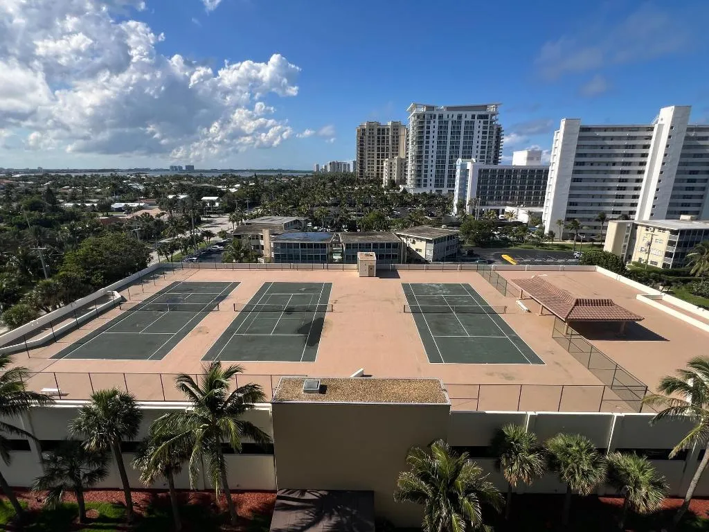 Tennis Courts & View Looking North