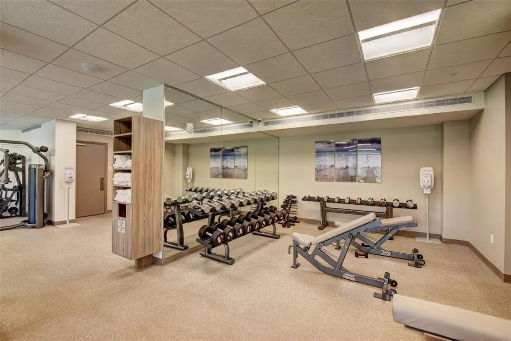 Fully equipped gym