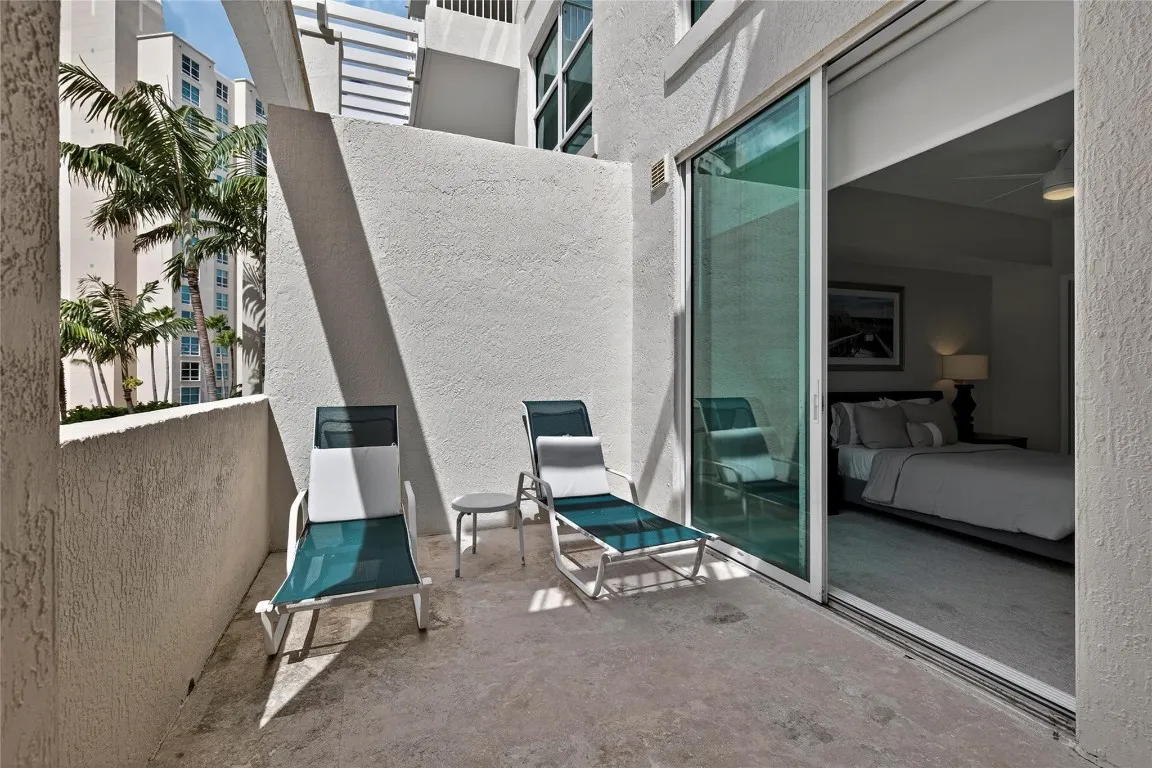 Balcony off of 2nd bedroom